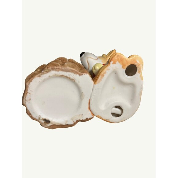 Reindeer Ceramic Candle Holder With Red Accent - Picture 7 of 10